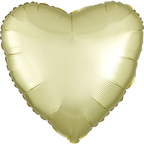 Satin Pastel Yellow FolienLuftballon 43 cm