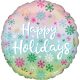 Weihnachten Happy Holiday Folienballon 43 cm