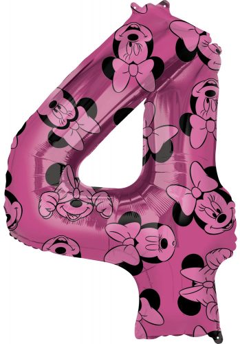Disney Minnie Folienballon Nummer 4 66 cm