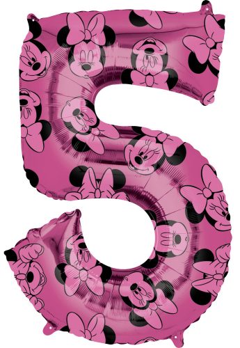 Disney Minnie Folienballon Nummer 5 66 cm