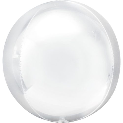 Weiß Kugel FolienLuftballon 40 cm