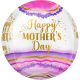 Mutter Happy Mother's Day, Kugelfolienballon 40 cm