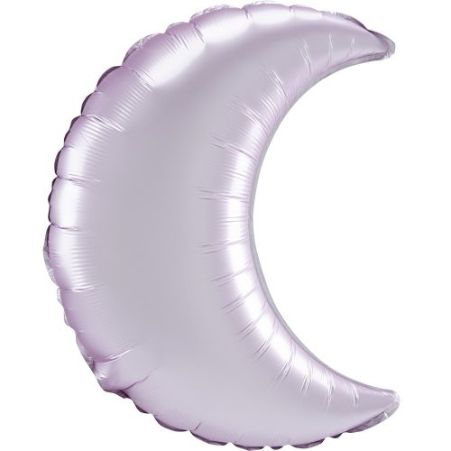 Pastel Pink Satin Mond Folienballon 43 cm