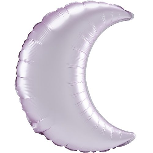 Satin Pastel Pink Mond Folienballon 43 cm