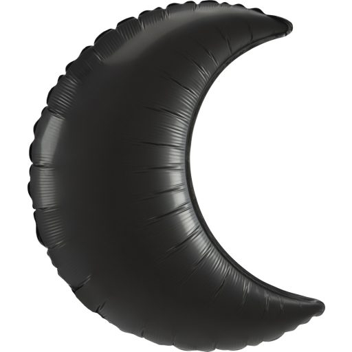 Farbe Onyx Crescent Mond-Folienballon 66 cm
