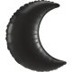 Onyx Crescent Mond Folienballon 66 cm