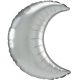 Platinum Crescent Mond Folienballon 89 cm