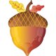 Herbst Autumn Acron i Eichel Folienballon 45 cm