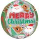 Weihnachten Merry Christmas Kugel Folienballon 40 cm