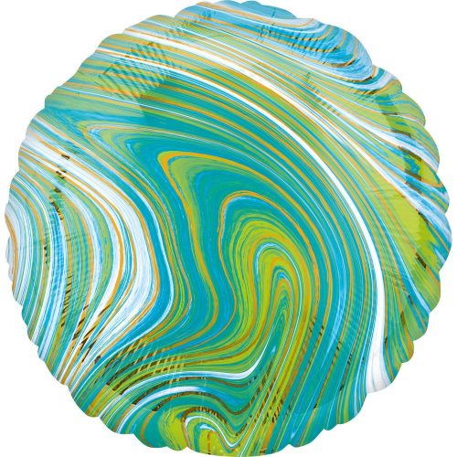 Green Circle, Grün Folienballon 43 cm