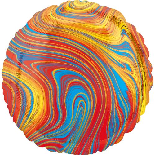 Colorful Circle, Farbe Folienballon 43 cm