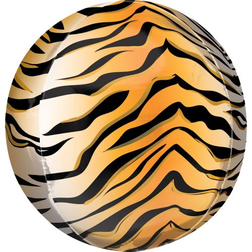 Tiger gestreifter Luftballon Folienballon 40 cm