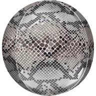 Tiere Snake Skin Schlangenhaut-Folienballon 40 cm