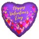 Happy Valentine's Day Folienballon 45 cm