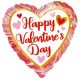 Happy Valentine's Day Folienballon 43 cm