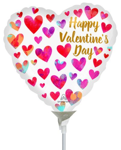 Happy Valentine's Day Folienballon 22 cm