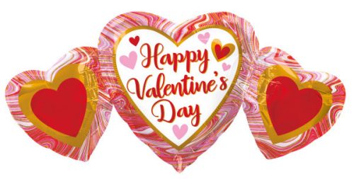 Liebe Happy Valentine's Day Folienballon 86 cm