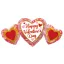 Liebe Happy Valentine's Day Folienballon 86 cm