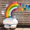 Regenbogen AirLoonz Riesen Folienballon 132 cm