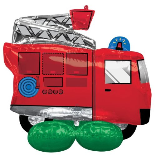  Feuerwehrauto AirLoonz riesiger Folienballon 106 cm