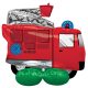  Feuerwehrauto AirLoonz riesiger Folienballon 106 cm