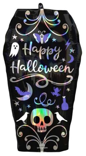 Halloween Coffin, Sarg Folienballon 68 cm