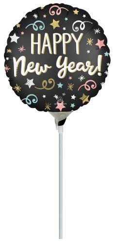 Happy New Year Folienballon 23 cm