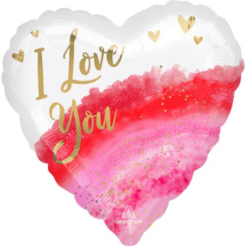 Liebe I love You, Ich liebe dich Folienballon 43 cm