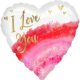 Liebe I love You, Ich liebe dich Folienballon 43 cm
