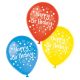 Happy Birthday Star Ballon, Luftballon 6 Stück 9 Zoll (22,8 cm)