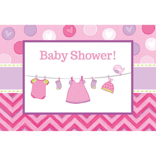 Baby Girl Shower Einladung 8 Stück