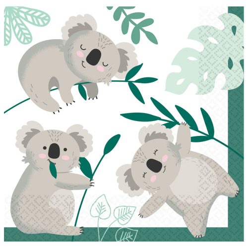 Koala Eucalyptus Serviette 16 Stück 33x33 cm
