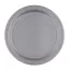 Farbe Silver Silber Papier Teller 8 Stück 23 cm
