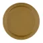 Farbe Gold Goldenes Pappteller 8er-Pack 23 cm