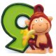 Safari Tortenkerze, Zahlenkerze 9