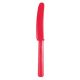 Farbe Besteck, Messer - 10 Stück Apple Red
