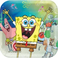 SpongeBob Schwammkopf Laugh Papierteller 8 Stück 23 cm