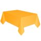 Farbe Sunshine Yellow, Gelbe Papier Tischdecke 137x274 cm