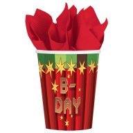 Party Boom TNT Papierbecher 8 Stk 250 ml