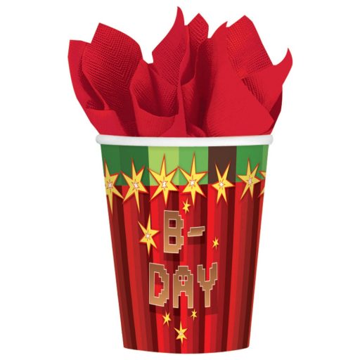 Party Boom TNT Papierbecher 8 Stk 250 ml