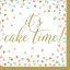 Party Cake Time Konfetti Serviette 36er Pack 33x33 cm