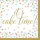 Konfetti Cake Time Serviette 36 Stück 33x33 cm