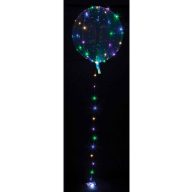 Farbe Leuchtender LED-Ballon, Transparent