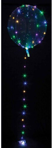 Farbe Leuchtender LED-Ballon, Transparent