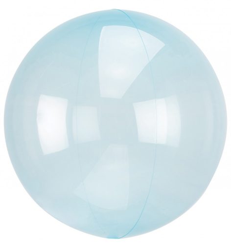 Durchscheinend Crystal Kugel Blue Folienballon 45 cm