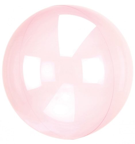 Durchscheinend Crystal Kugel Dark Pink Folienballon 45 cm