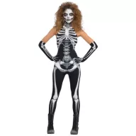 Halloween Babe Skelett Erwachsenenkostüm S