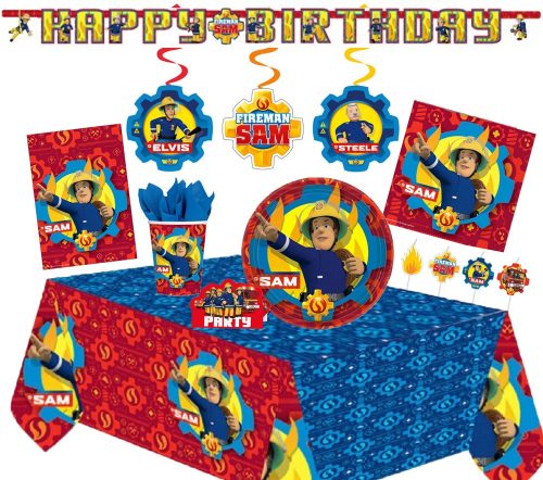 Feuerwehrmann Sam Partyset 64 teilig