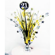 Geburtstag Happy Birthday Gold 21 Tischdekoration 45,7 cm