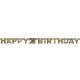 Happy Birthday gold 21 Hologramme Schrift 213 cm